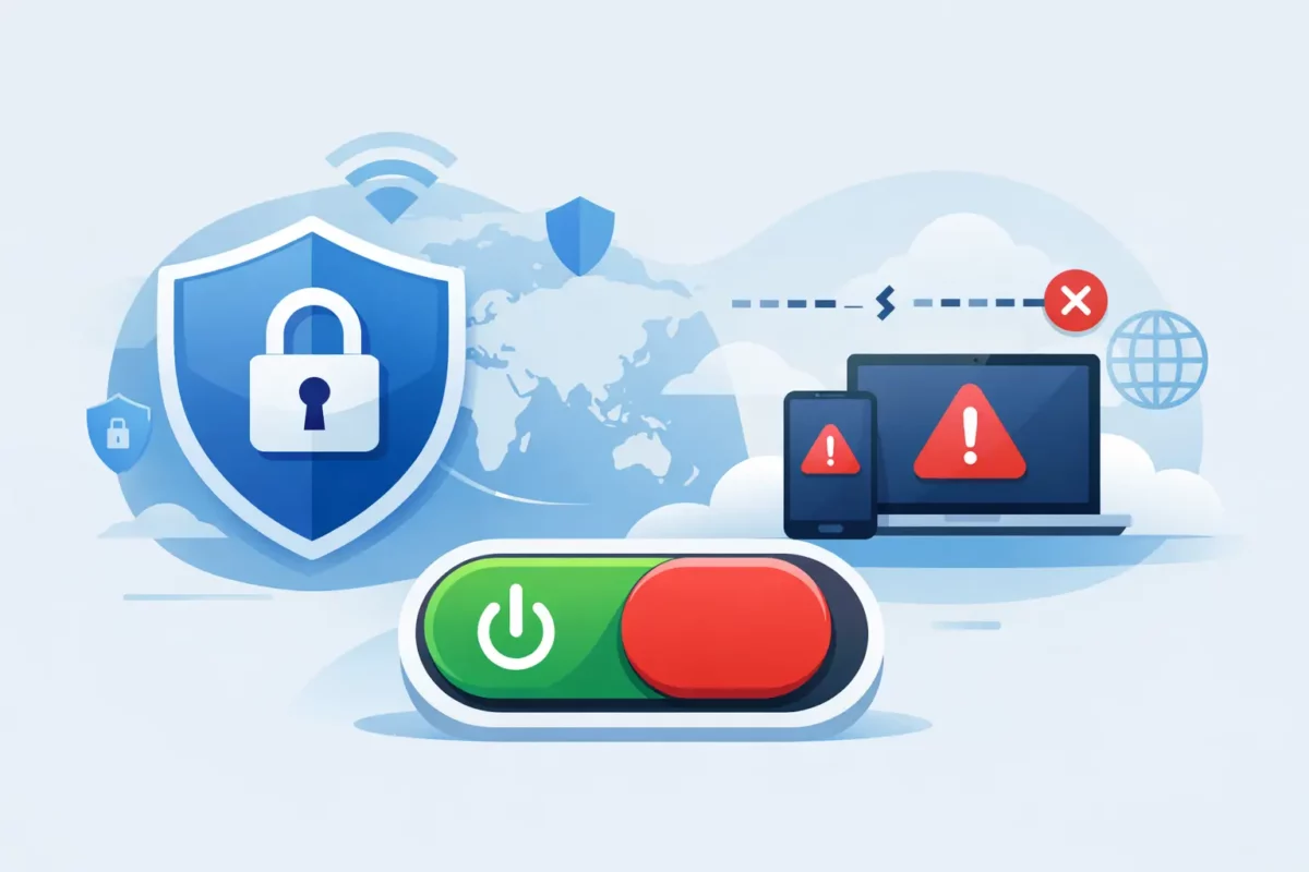 Kill Switch 功能是什麼？VPN 斷線時的隱私保護關鍵